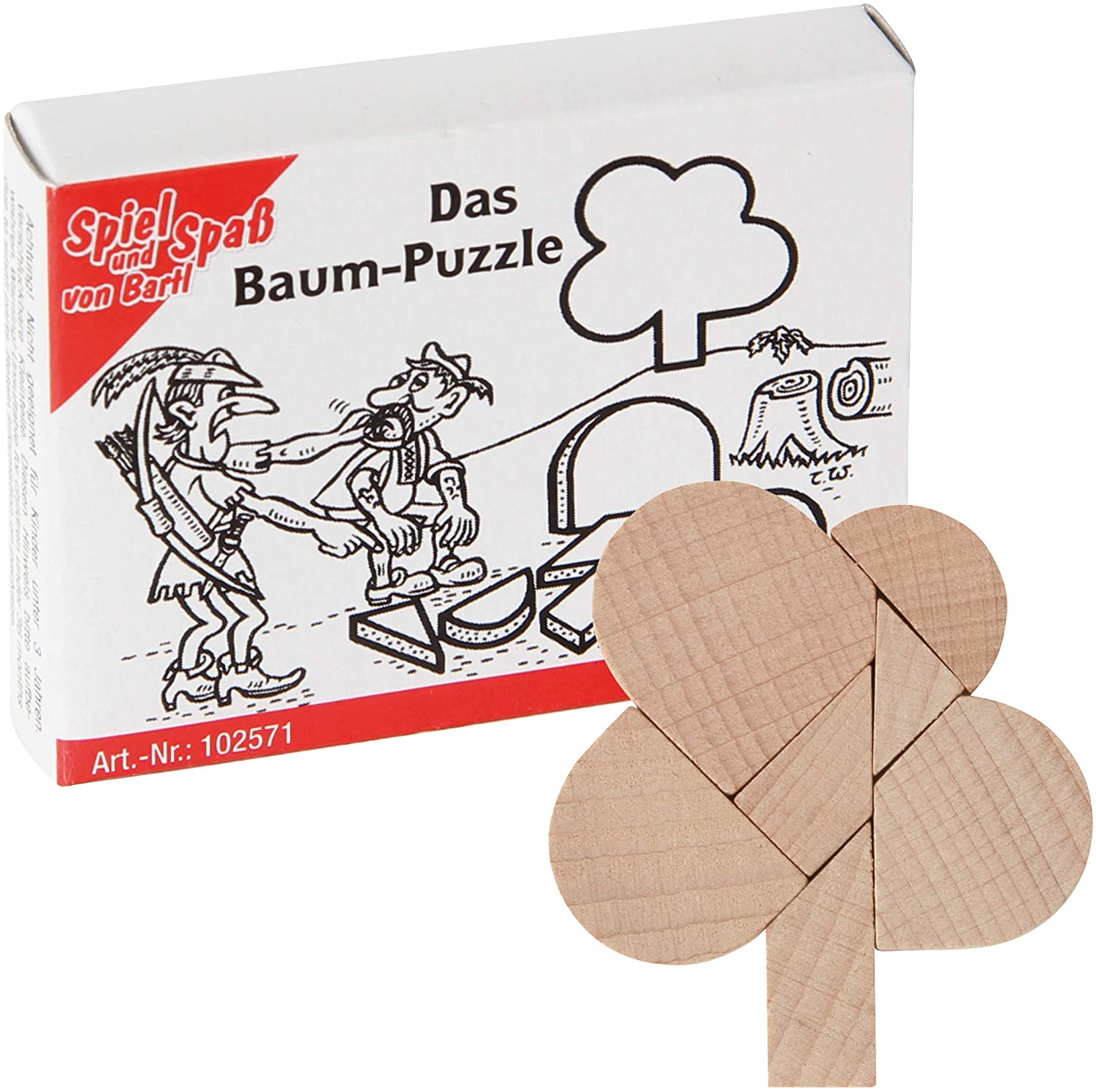 Mini-Holzpuzzle Das Baum-Puzzle