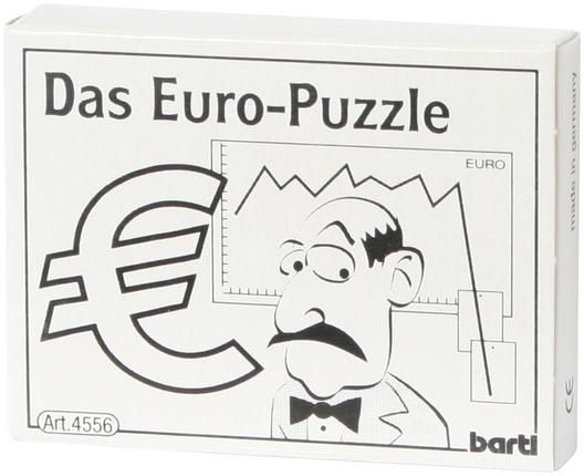 Mini-Holzpuzzle Das Euro-Puzzle