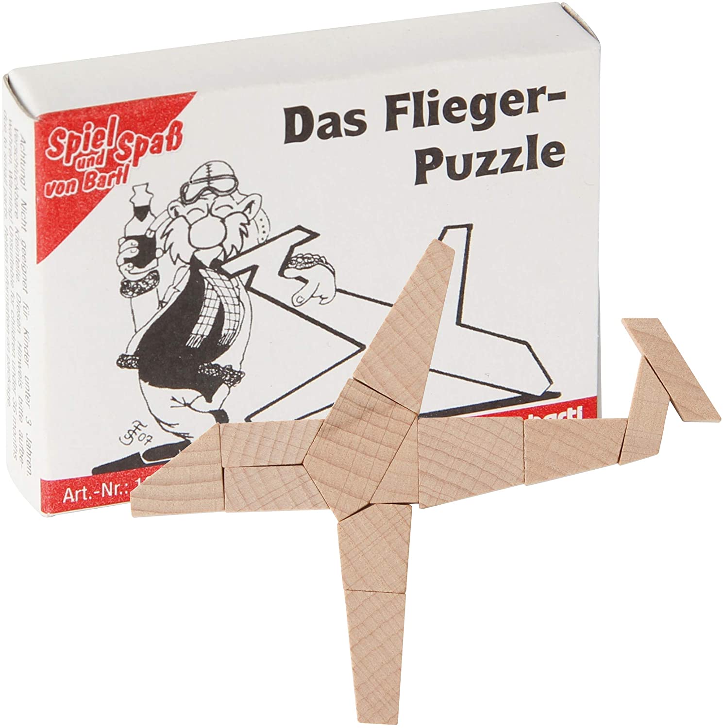 Mini-Holzpuzzle Das Flieger-Puzzle