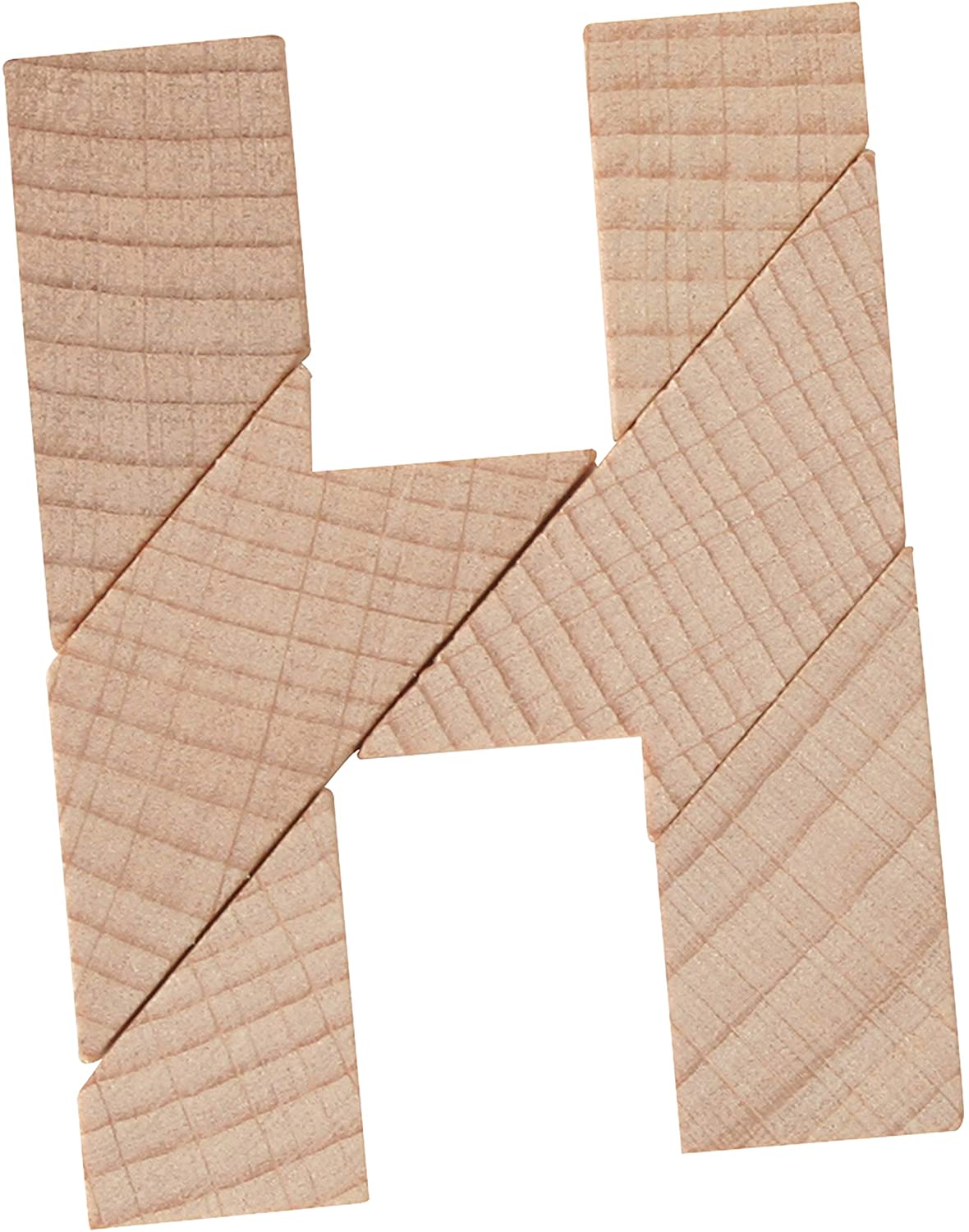 Mini-Holzpuzzle H-Puzzle