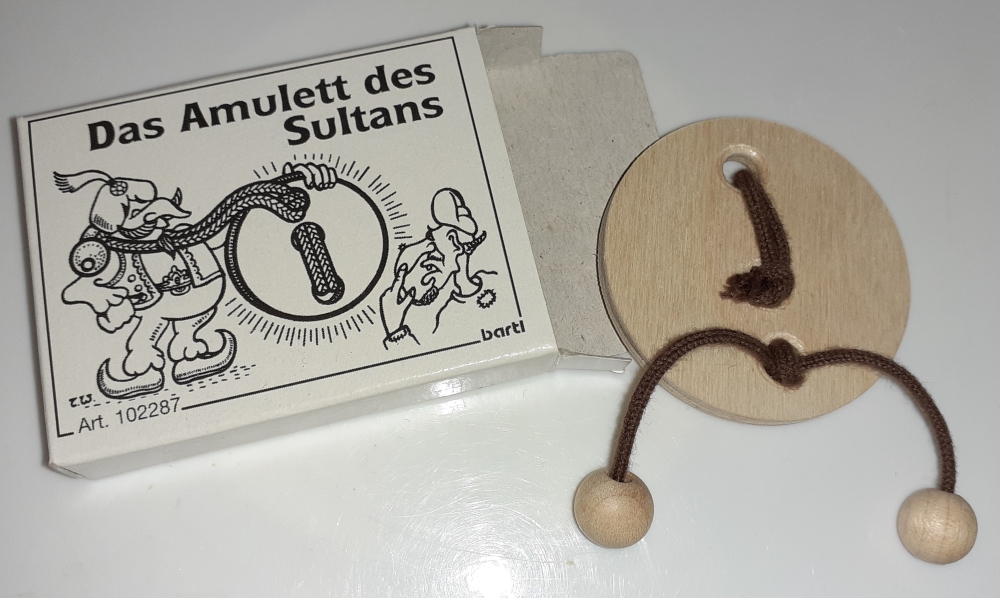 Mini-Knobelspiel Das Amulett des Sultans