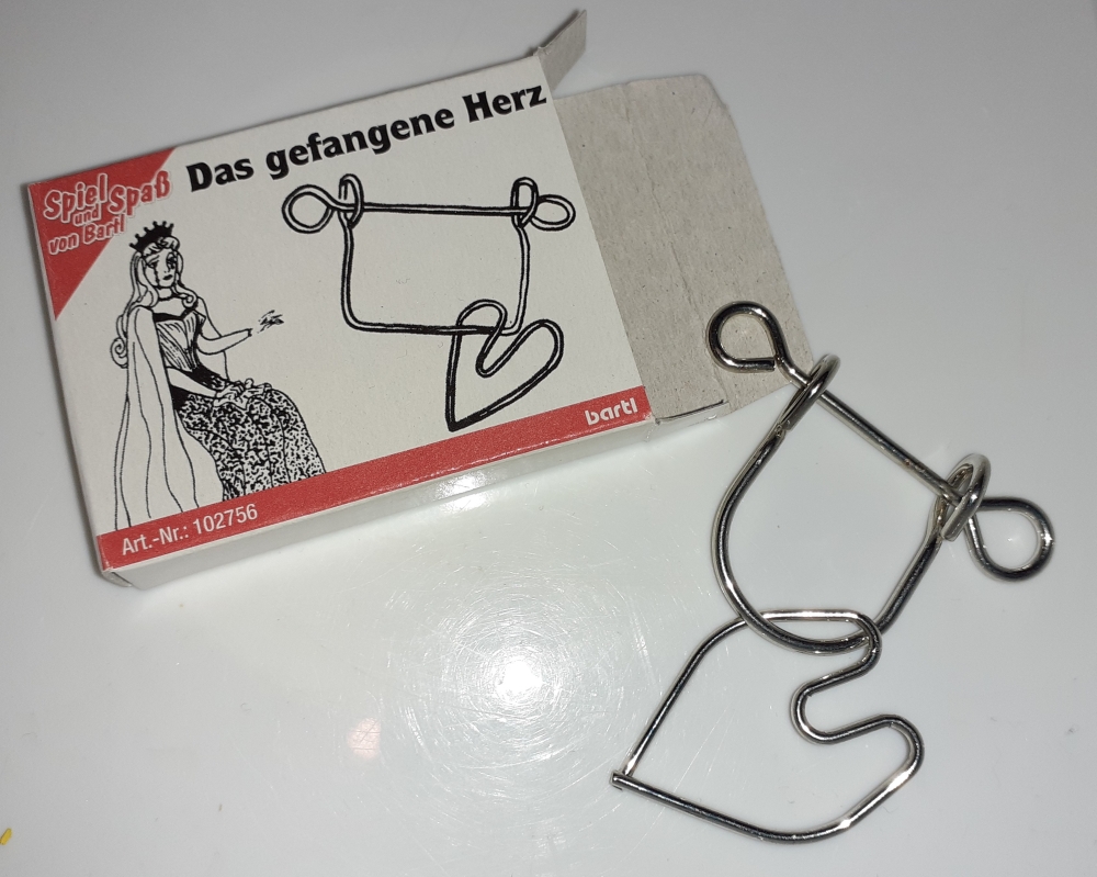 Mini-Knobelspiel Das gefangene Herz