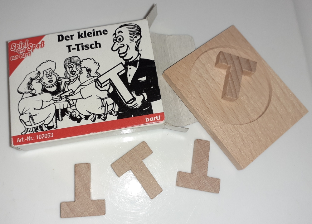 Mini-Knobelspiel Der kleine T-Tisch