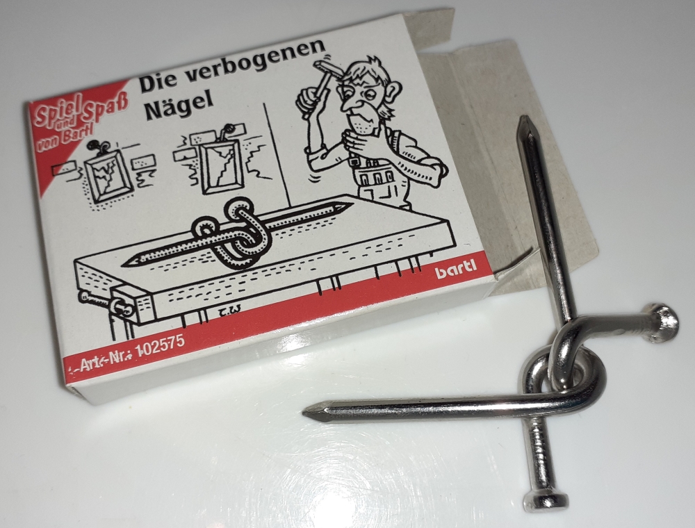 Mini-Knobelspiel Die verbogenen Ngel