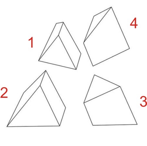 Mini-Knobelspiel Die zersgte Pyramide Lsung