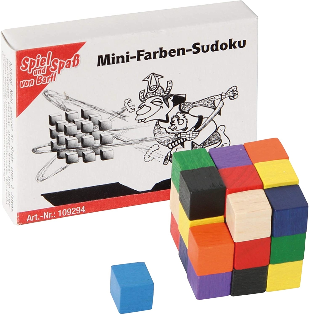 Mini-Knobelspiel Mini-Farben-Sudoku