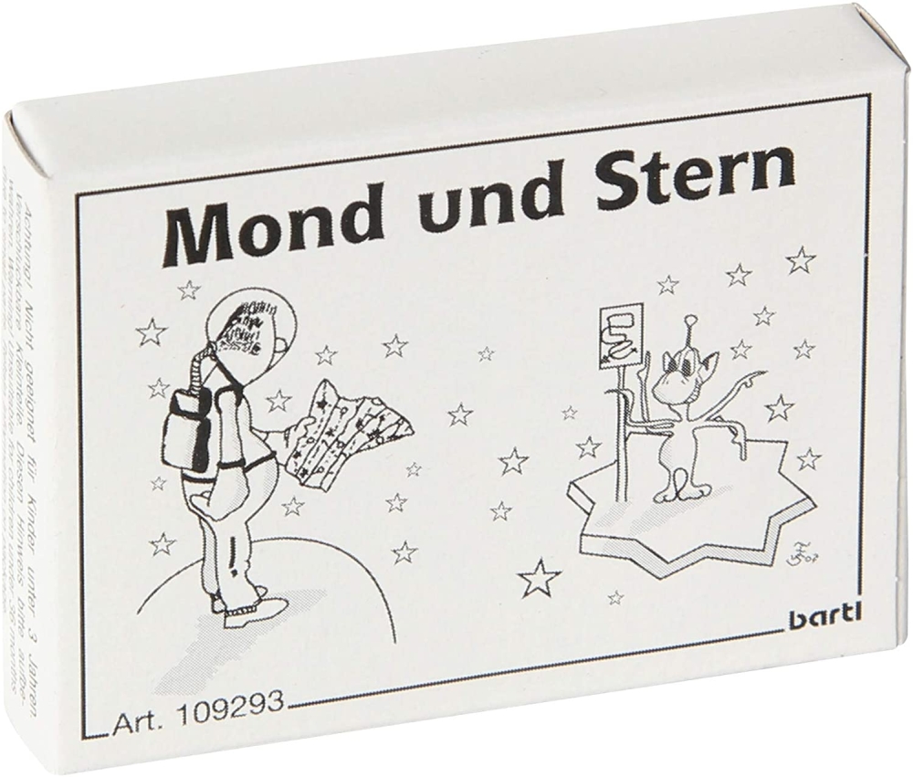 Mini-Knobelspiel Mond und Stern